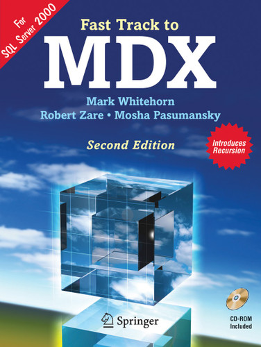 Fast Track to MDX book cover by Mark Whitehorn, Robert Zare, Mosha Pasumansky