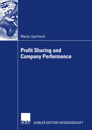 Profit Sharing and Company Performance book cover by Marija Ugarkovic