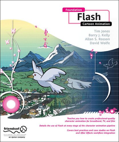 Foundation Flash Cartoon Animation book cover by Barry Kelly, Tim Jones, David Wolfe, Allan Rosson