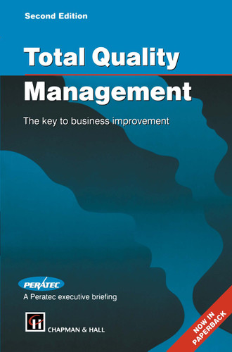 Total Quality Management: The key to business improvement book cover by Peratec Ltd