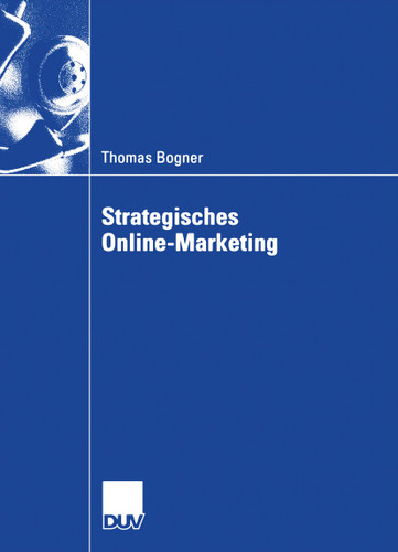 Strategisches Online-Marketing book cover by Thomas Bogner