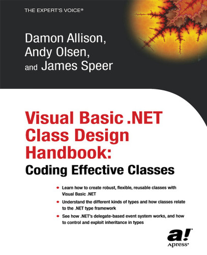 Visual Basic .NET Class Design Handbook: Coding Effective Classes book cover by Geir Olsen, Damon Allison, James Speer