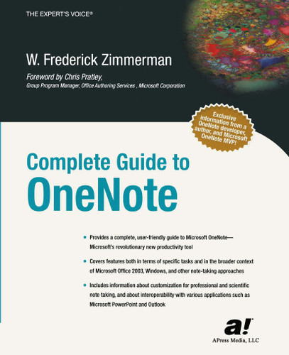 Complete Guide to OneNote book cover by Scott Zimmerman