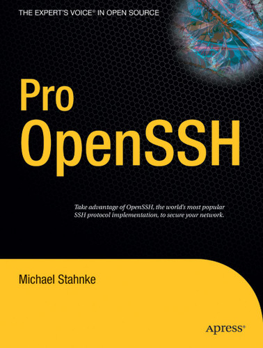 Pro OpenSSH book cover by Michael Stahnke