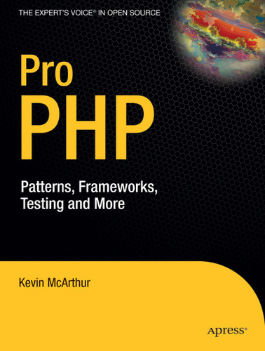 Pro PHP: Patterns, Frameworks, Testing and More book cover by Kevin McArthur