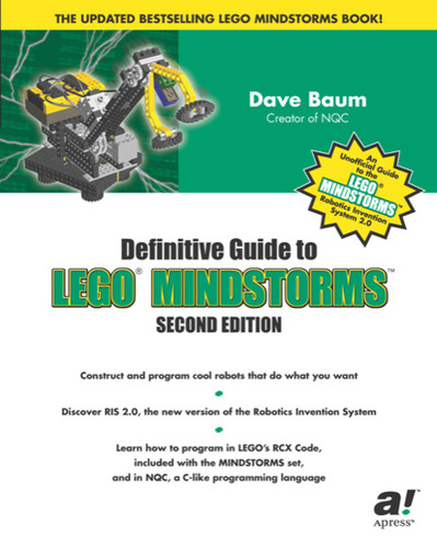 Dave Baum's Definitive Guide To LEGO MINDSTORMS book cover by Dave Baum