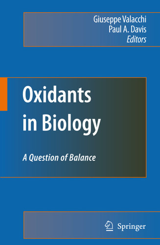 Oxidants in Biology: A Question of Balance book cover by 