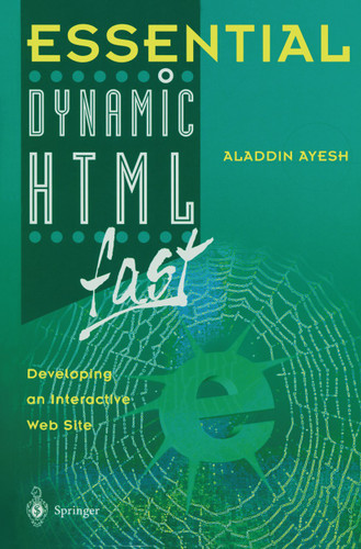 Essential Dynamic HTML fast (Essential Series) book cover by Aladdin Ayesh