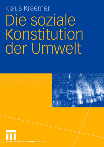 Die soziale Konstitution der Umwelt book cover by Klaus Kraemer