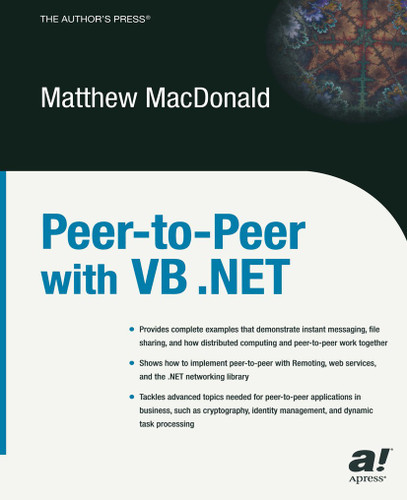 Peer-to-Peer with VB .NET book cover by Matthew MacDonald