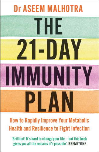 The 21-Day Immunity Plan book cover by Dr Aseem Malhotra