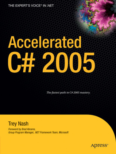 Accelerated C# 2005 book cover by Trey Nash