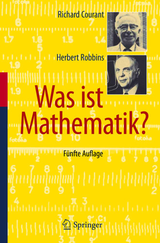 Was ist Mathematik? book cover by Richard Courant, Herbert Robbins