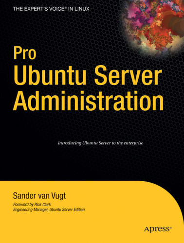 Pro Ubuntu Server Administration book cover by Sander van Vugt