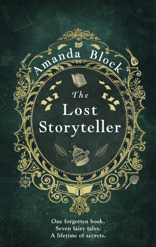 The Lost Storyteller book cover by Amanda Block