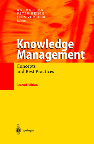 Knowledge Management: Concepts and Best Practices book cover by 