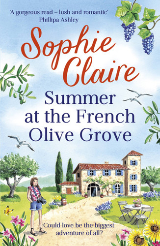 Summer at the French Olive Grove book cover by Sophie Claire