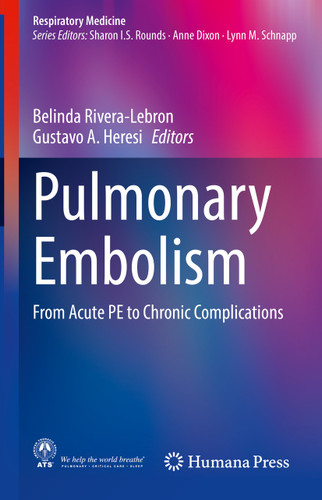 Pulmonary Embolism: From Acute PE to Chronic Complications (Respiratory Medicine) book cover by 