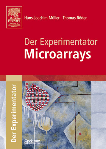 Der Experimentator: Microarrays (Experimentator) book cover by Hans-Joachim Müller, Thomas Röder