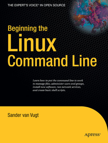 Beginning the Linux Command Line book cover by Sander van Vugt