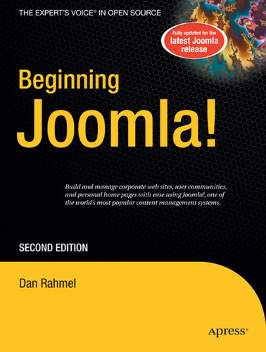 Beginning Joomla! book cover by Dan Rahmel