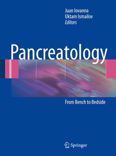 Pancreatology: From Bench to Bedside book cover by 
