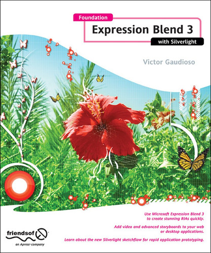 Foundation Expression Blend 3 with Silverlight book cover by Victor Gaudioso