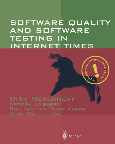 Software Quality and Software Testing in Internet Times book cover by 