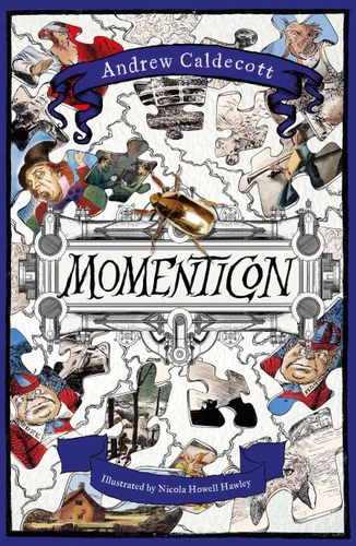 Momenticon book cover by Andrew Caldecott