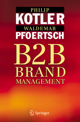B2B Brand Management book cover by Philip Kotler, Waldemar Pfoertsch