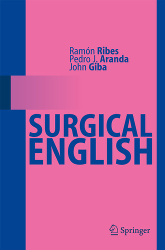 Surgical English book cover by Ramón Ribes, Pedro J. Aranda, John Giba