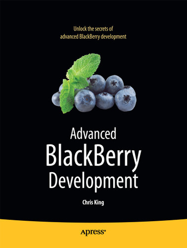 Advanced BlackBerry Development book cover by Chris King