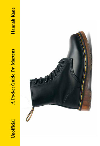 A Pocket Guide to Dr. Martens (Pocket Guides to Fashion) book cover by Hannah Kane