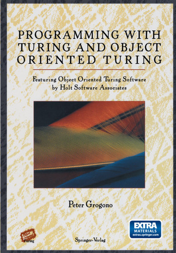 Programming with Turing and Object Oriented Turing book cover by Peter Grogono