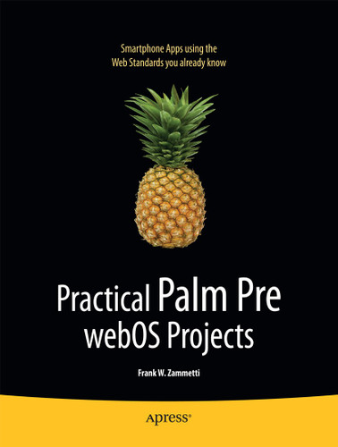 Practical Palm Pre webOS Projects book cover by Frank Zammetti
