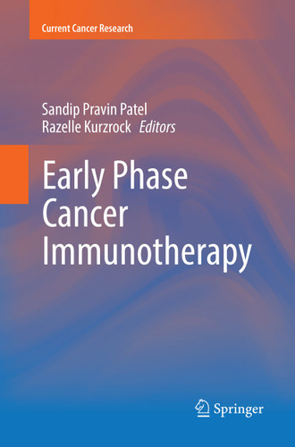 Early Phase Cancer Immunotherapy (Current Cancer Research) book cover by 