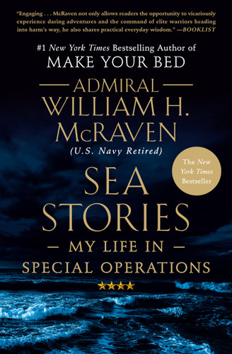 Sea Stories: My Life in Special Operations book cover by Admiral William H. McRaven