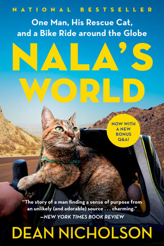Nala's World: One Man, His Rescue Cat, and a Bike Ride around the Globe book cover by Dean Nicholson