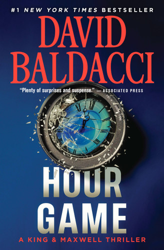 Hour Game (King & Maxwell Series) book cover by David Baldacci