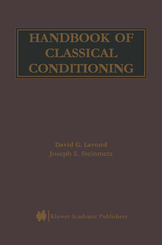 Handbook of Classical Conditioning book cover by David G. Lavond, Joseph E. Steinmetz