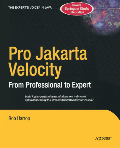 Pro Jakarta Velocity: From Professional to Expert book cover by Rob Harrop