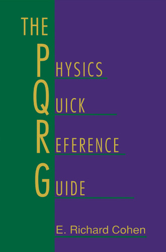The Physics Quick Reference Guide book cover by 