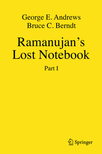 Ramanujan's Lost Notebook: Part I book cover by George E. Andrews, Bruce C. Berndt