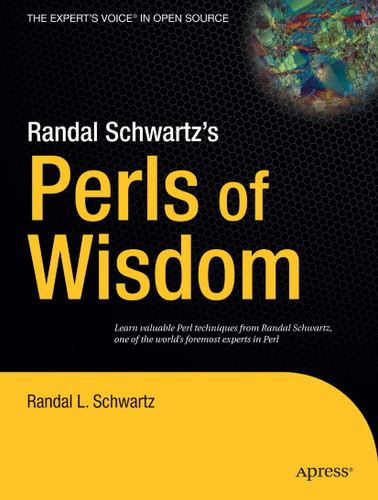 Randal Schwartz's Perls of Wisdom book cover by David Schwartz
