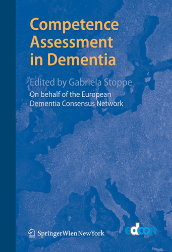 Competence Assessment in Dementia book cover by 