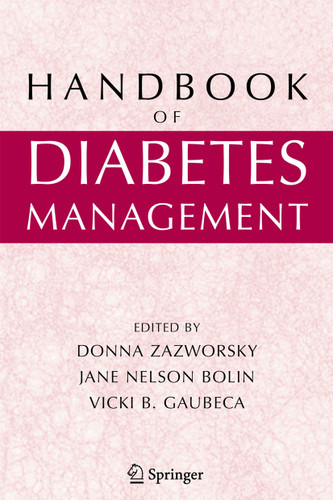 Handbook of Diabetes Management book cover by 