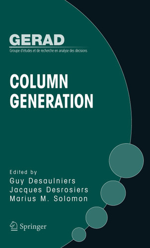Column Generation book cover by 
