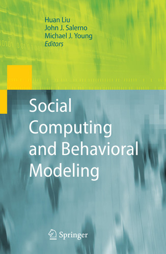 Social Computing and Behavioral Modeling book cover by 