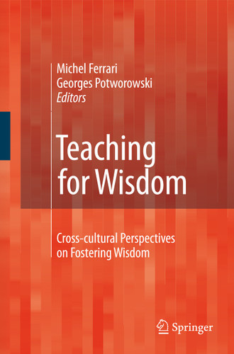 Teaching for Wisdom: Cross-cultural Perspectives on Fostering Wisdom book cover by 