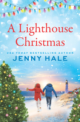 A Lighthouse Christmas book cover by Jenny Hale